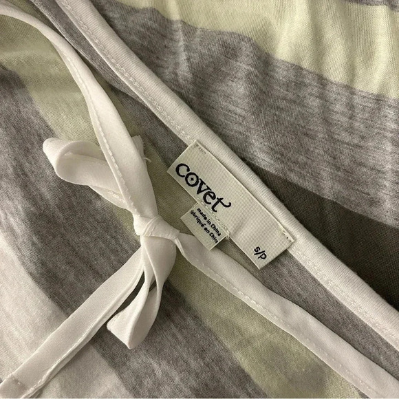 Covet color block casual loose top S - Picture 5 of 9